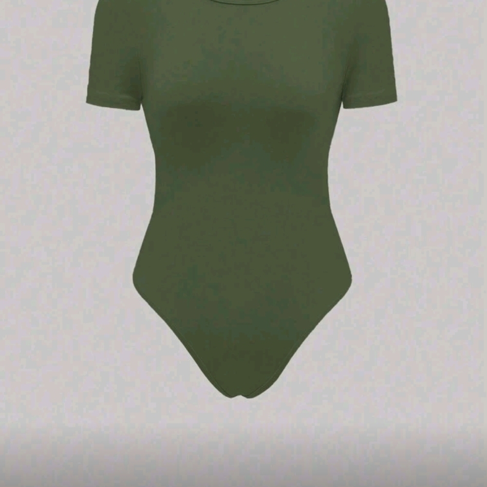 SHEIN Bodysuit Set Women's Black Green White - Picture 3 of 8